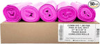 Ultrasac Heavy Duty 55 Gallon Pink Trash Bags by Ultrasac