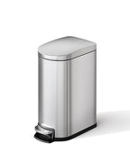 Garvee 2.6 gal / 10 L Stainless Steel Bathroom Trash Can by Garvee