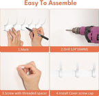 Coat Rack Wall Mount, Coat Hook Wall Mount, Wall Hooks - Image 4