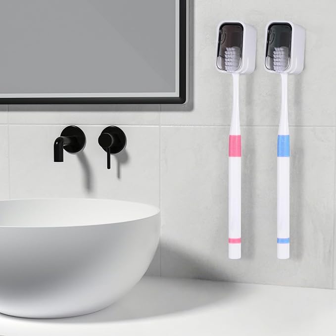 4 PCS Toothbrush Holder Wall Mounted - Image 7