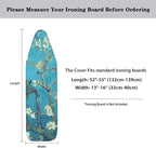 Almond Blossom Ironing Board Cover and Pad 15x54 Van Gogh Padding Decorative - Image 6