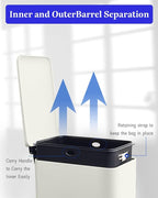 Kitchen Rubbish Bin, 30 L, Narrow Pedal Bin - Image 5