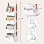 Hanging Closet Organizer 4 Tier - Image 4