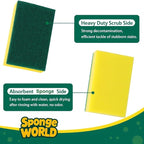 Dish Sponge, Non Scratch Sponges, Heavy Duty Scrub Sponge 24 Pack, Kitchen - Image 4