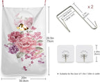 Hanging Laundry Hamper Floral - Image 3