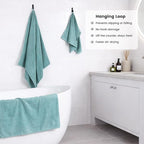 SEMAXE Bath Towel Set, 100% Cotton Bathroom Towels - Image 4