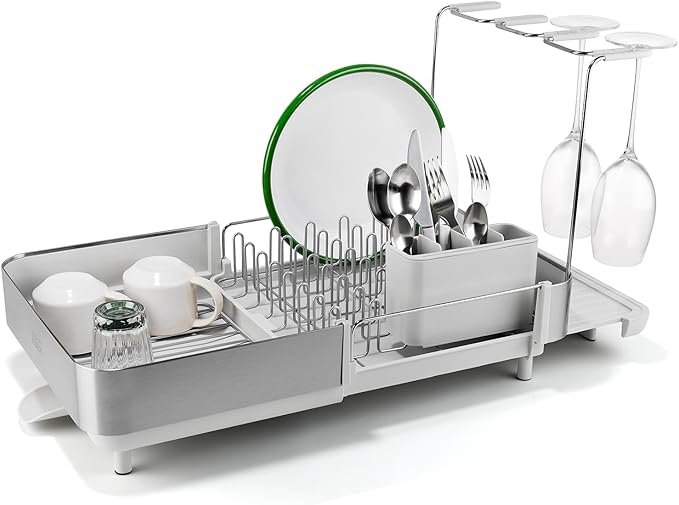 Joseph Joseph Extend Steel Plus Extendable Dish Rack Steel, Small to Large Dish by JosephJoseph