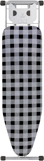 Ironing Board 13" X 43" W/Extra Thick Heavy Duty Padded Cover, Height Adjustable by Jakeefud