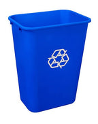 Amazon Basics Rectangular Commercial Office Wastebasket, Lightweight, 10 Gallon - Image 2