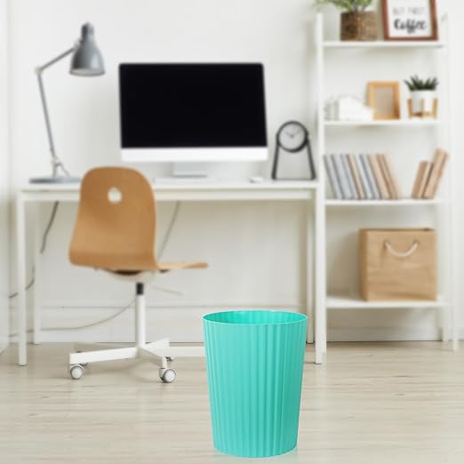 JiatuA Small Trash Can Plastic Wastebasket Round Garbage Container Bin - Image 5
