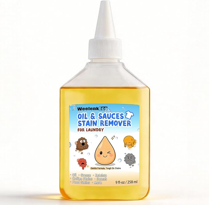 Instant Oil Stain Remover For Fabric – Effectively Eliminates Food Grease by Unknown