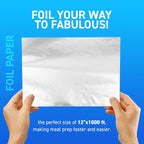 12”x1000 ft. Aluminum Foil Roll | 30 Micron Thick Strong Foils - Image 4