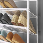 Whitmor 36 Pair Over The Door Shoe Organizer, 12 Tier Hanging Shoe Organizer - Image 4