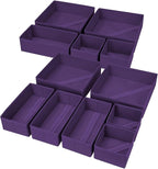 DIMJ Drawer Organizer Clothes, 12 Pack Dresser Organizer, Foldable Closet by DiMJ