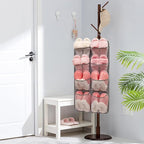 Dual Sided Hanging Closet Organizer Durable Socks Stocking Clothes Bra - Image 6