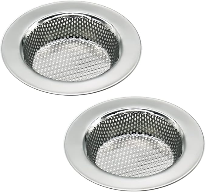 2PCS Kitchen Sink Strainers, Sink Drain Filter, Sink Basket Strainer, 4.5 Inch by Seatery