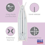 Full Size Ironing Board Made in USA – Beige by Seymour Home Products 4 - Image 4