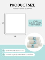 HIPHOP PANDA Baby Washcloths, Rayon Made from Bamboo - Image 2