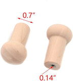T Tulead Wood Coat Hook Towels Clothes Hook Shaker Pegs, No Paint - Image 3