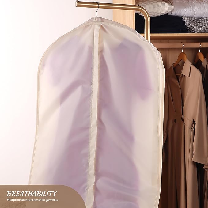 Univivi Premium Breathable Oxford Dress Cover Garment Bag, 60 inch Garment Bag - Image 5
