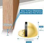 2 Pack Door Stop, Adhesive Floor Door Stoppers - Image 2