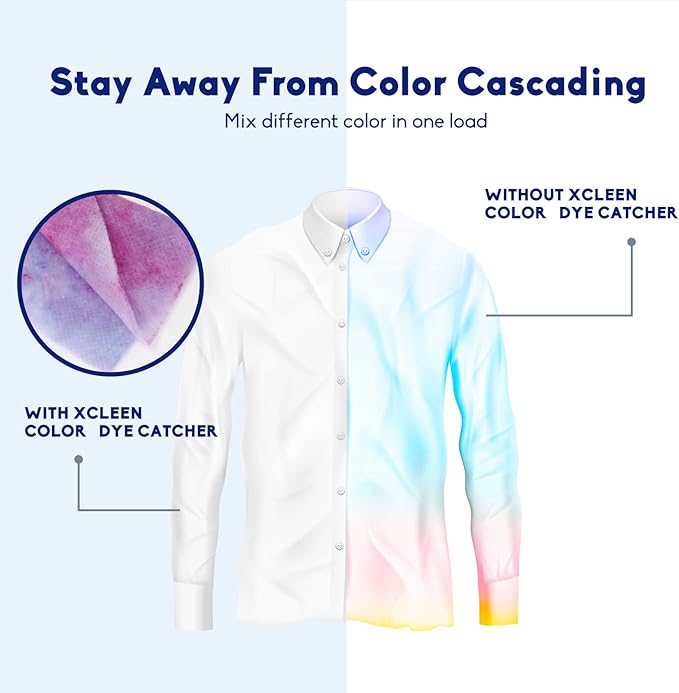 Color Dye Trapping for Laundry 180 Count, Fragrance Free Dye Catcher Laundry - Image 2