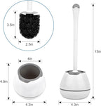 Toilet Bowl Brush and Holder, Toilet Scrubber 2 Pack - Image 2