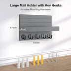 Key Holder for Wall, Decorative Key and Mail Holder - Image 7