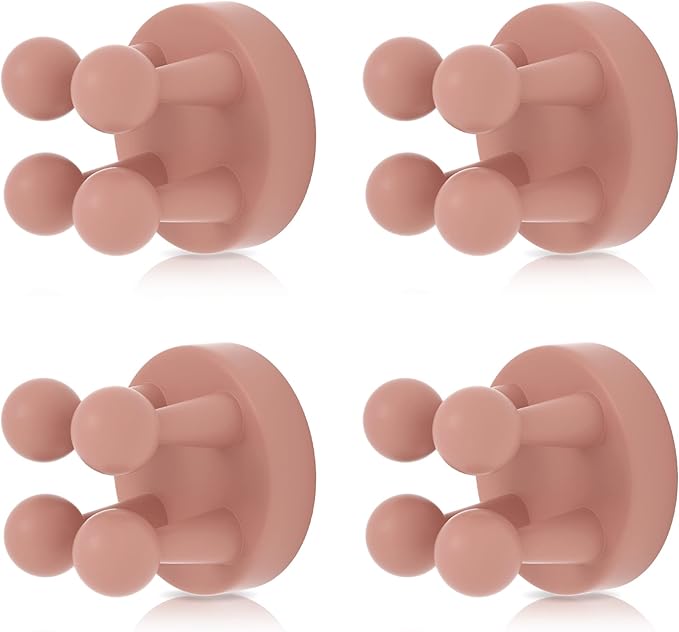 XoYoZo 4 pcs Silicone Toothbrush Holder Multi-Function Hook Waterproof self by XoYoZo