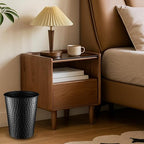 Monarch Abode Metal Bathroom Trash Can – Waste Basket - Image 7