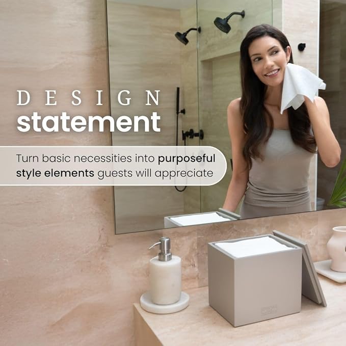 CLEAN SKIN CLUB Cement Box for 50 Disposable Clean Towels XL, Concrete - Image 6