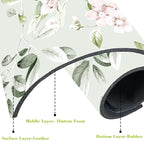 Sink Splash Guard Faucet Mat Petunias Flowers and Butterflies Absorbent Fast - Image 3