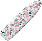 Wild Flower Ironing Board Cover, Iron Board Cover Non-Slip Thick Ironing Board by Hinthetall
