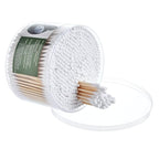 MONCOM Cotton Swabs 500 Count Double Round Thick Tips | Biodegradable - Image 3