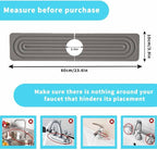 Diatomite kitchen sink splash guard behind faucet - Image 2