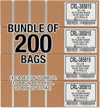 Aluf Plastics 55-60 Gallon 1.5 MIL Clear Garbage Bags - Image 7