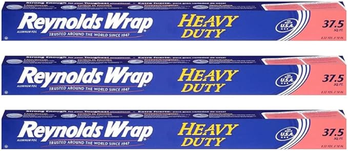 Reynolds Wrap Heavy Duty Aluminum Foil Rolls, Extra Wide, 37.5 sq ft by ReynoldsConsumerProducts
