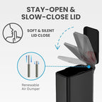 iTouchless 3 Gallon Slim Bathroom Trash Can - Image 3