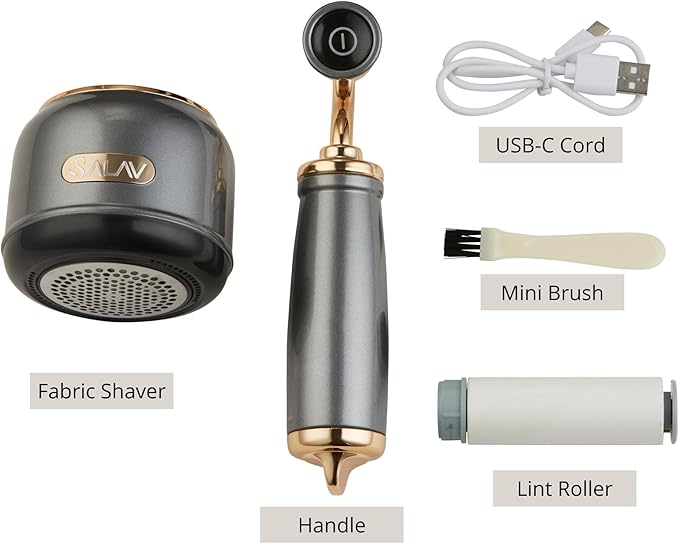 SALAV® Retro Edition Rechargeable Fabric Shaver and Lint Roller - Image 8