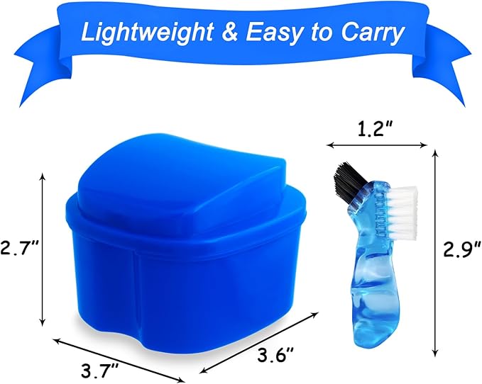 Dental Retainer Cup Holder Mouthguard Cleaning Case - Image 6