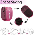 2 Pack Mesh Pop Up Laundry Hamper Collapsible Laundry Basket - Image 6