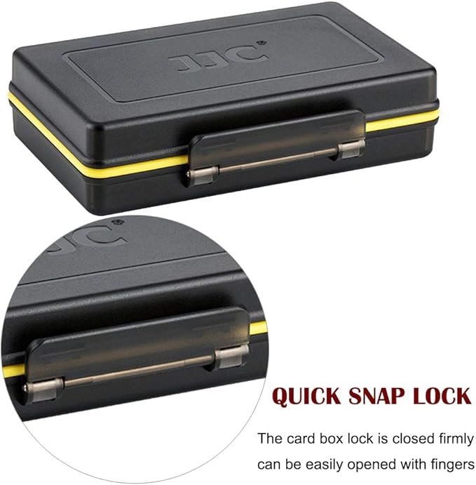 JJC Camera Battery Memory Card Case, SD Micro SD TF MSD XQD Card and Battery - Image 6
