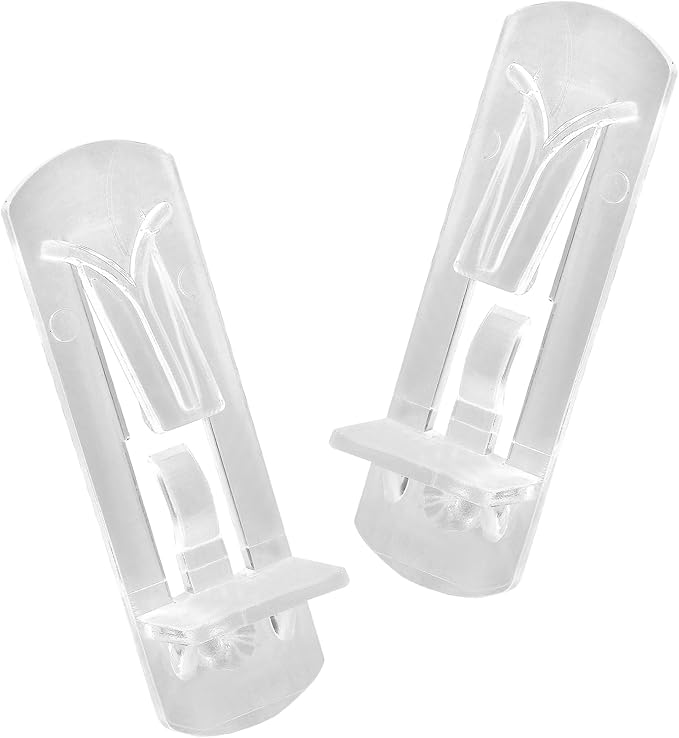 Biaungdo 12 Pcs Plastic Locking Shelf Support Pegs, 6mm Clear Cabinet Shelf - Image 7