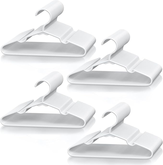 VTRIN Baby Hangers 100 Pack Large Capacity Hard Plastic Kids Hangers Suitable by VTRIN