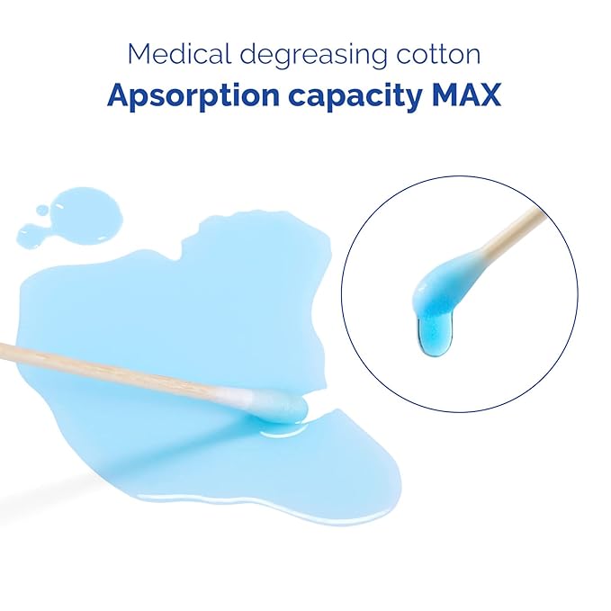 JMU 500 Count 6 Inch Long Cotton Swabs - Image 3
