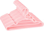 60 Pack Pink Kids Hangers 11.6 Inch by Mosearon
