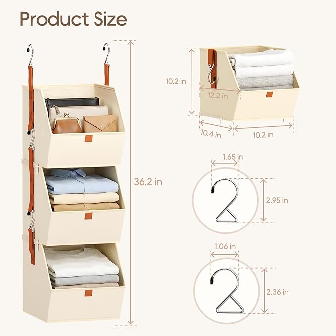 Collapsible Hanging Closet Organizer - Image 6