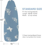 Ironing Board Cover and Pad 18x49, Extra Wide, Thick Padding, Elastic Edge - Image 2