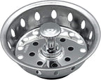 VIVA Kitchen Sink Strainer, Stainless Steel Basket Strainer Replacement - Image 2