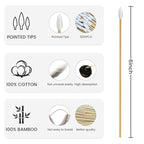 1000 PCS 6-Inch Precision Gun Cleaning Swabs - Image 2